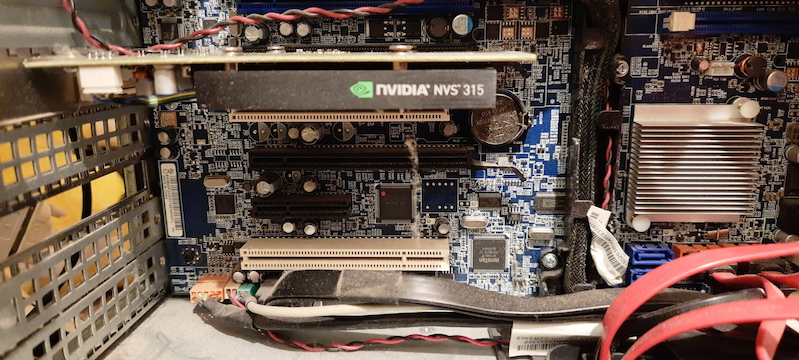 NVS 315, the only card I found